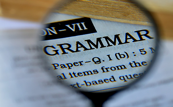 An English grammar book