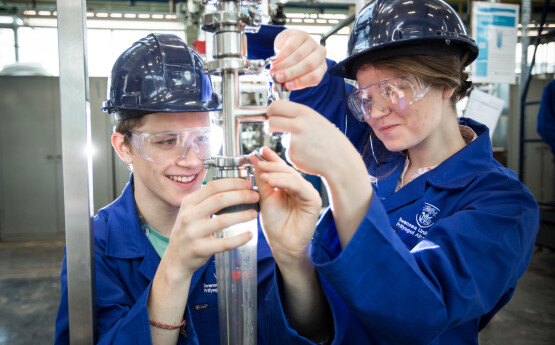 Students in lab