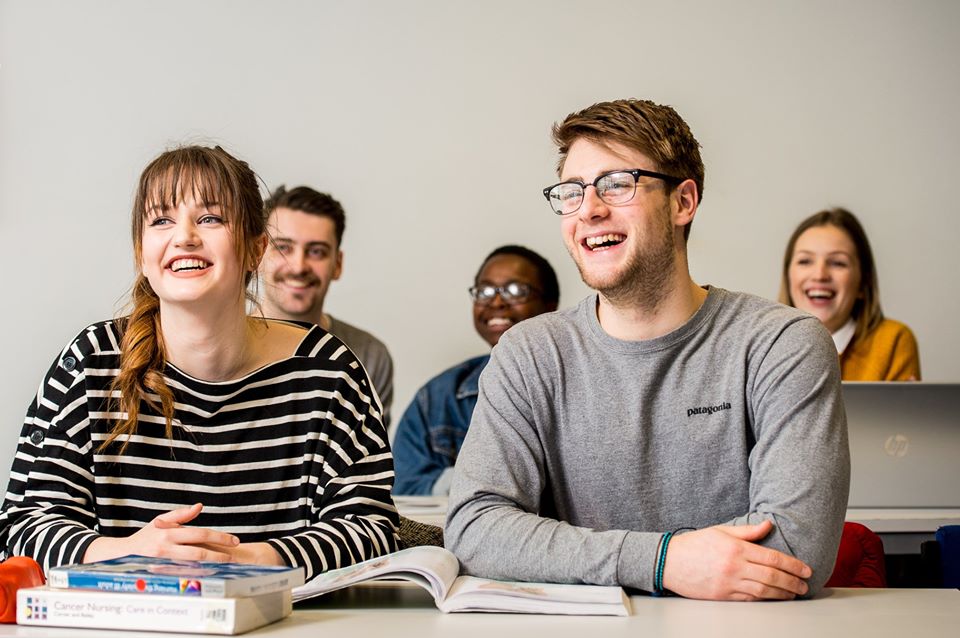 students in class