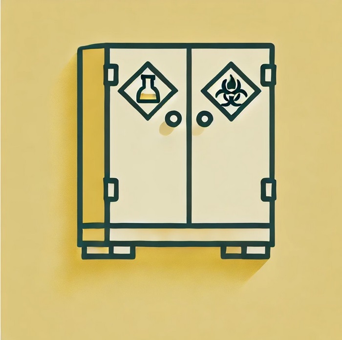 Darlun Cwpwrdd Cemegol