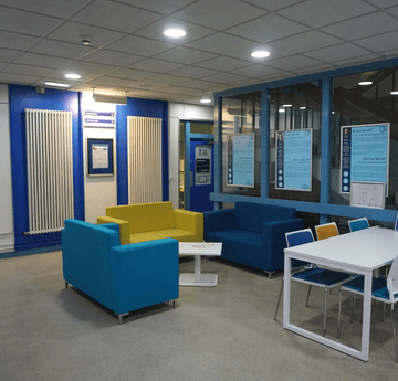 Keir Hardie reception area