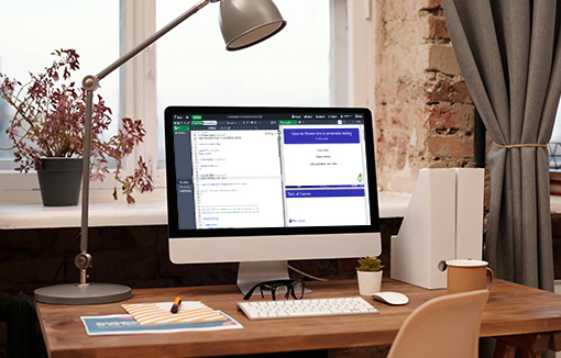 Meddalwedd LaTeX ar gyfrifiadur