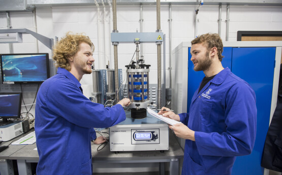 Students in lab