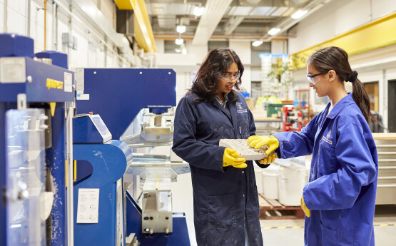 Students in lab