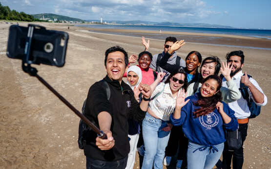 Students Taking Selfie