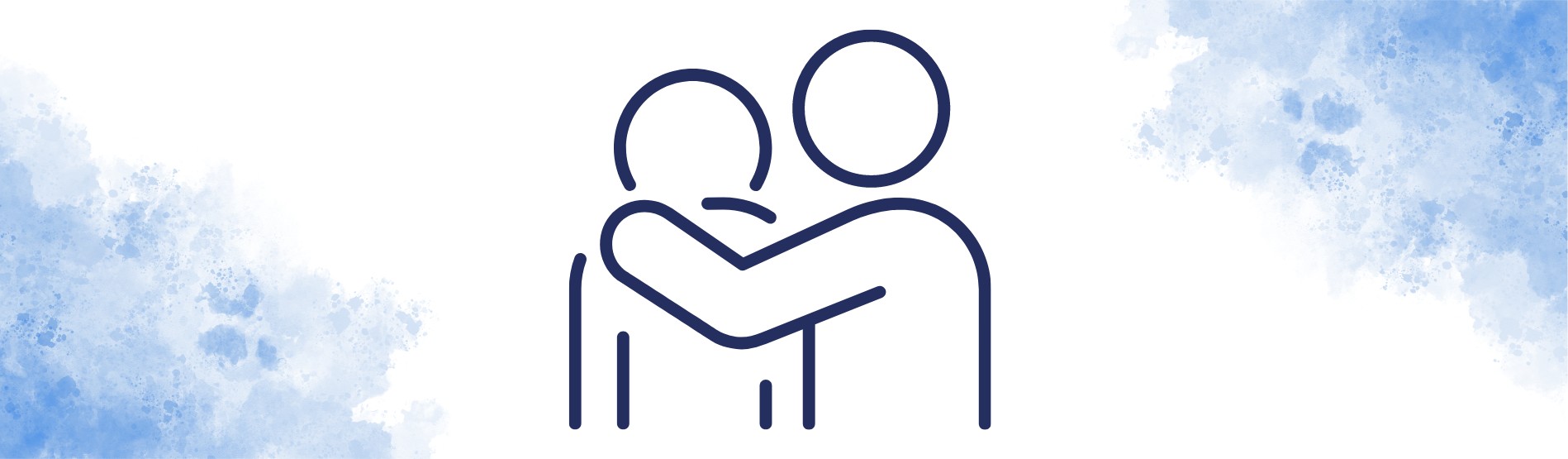 Listening Service icon - person with hand on anothers shoulder